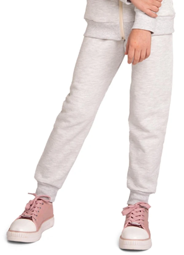 Marlan - Conjunto Jaqueta e Calça em Moletom Cinza 3