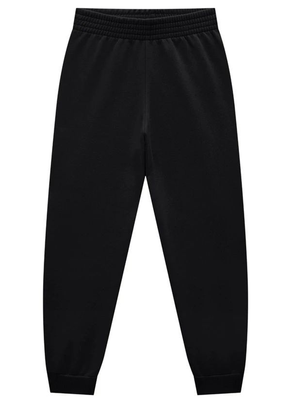 Marlan - Conjunto Jaqueta e Calça em Moletom Preto 3