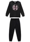 Marlan - Conjunto Jaqueta e Calça em Moletom Cinza - variação: Preto