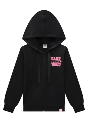 Marlan - Conjunto Jaqueta e Calça em Moletom Preto - MARLAN