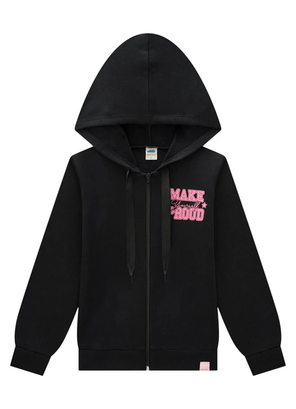 Marlan - Conjunto Jaqueta e Calça em Moletom Preto 2