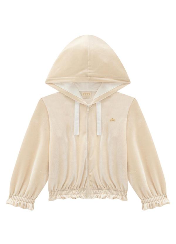 Milli e Nina - Conjunto Jaqueta e Calça em Veludo Alemão Bege 3