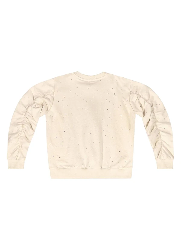 Quimby - Conjunto Jaqueta e Calça Glitter Bege 6