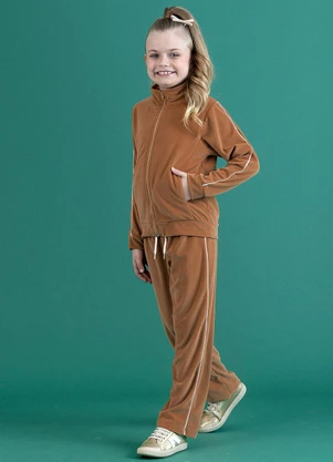 Soft Bonni - Conjunto Jaqueta e Calça Infantil Caramelo - SOFT BONNI