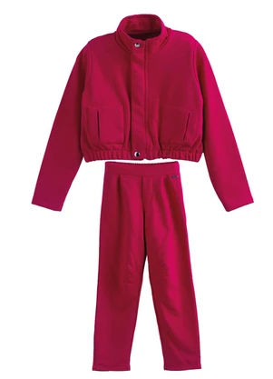 Soft Bonni - Conjunto Jaqueta e Calça Infantil Cereja - SOFT BONNI