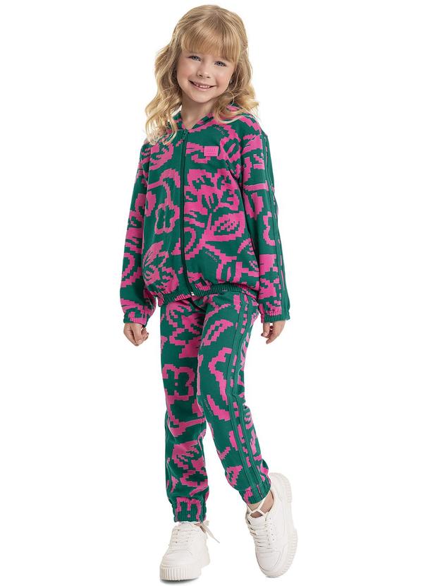 Quimby - Conjunto Jaqueta e Calça Infantil Verde