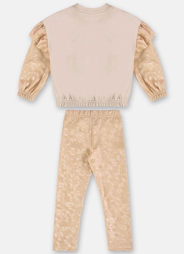 Up Baby - Conjunto Jaqueta e Calça Legging Bege 3