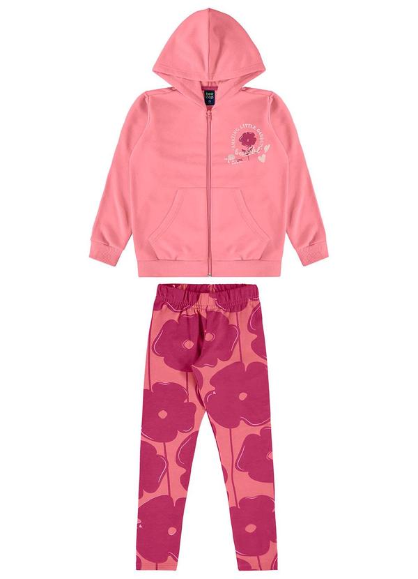 Bee Loop - Conjunto Jaqueta e Calça Legging Rosa 1