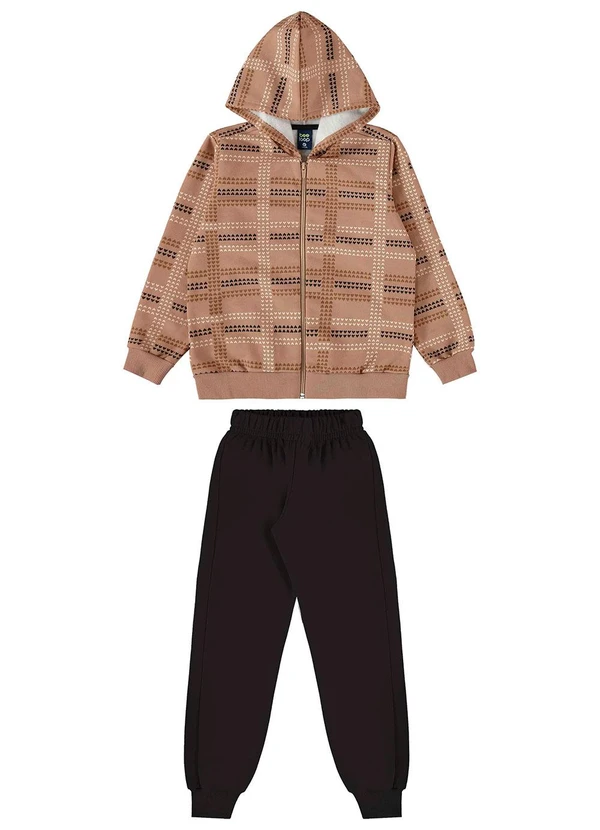 Bee Loop - Conjunto Jaqueta e Calça Marrom
