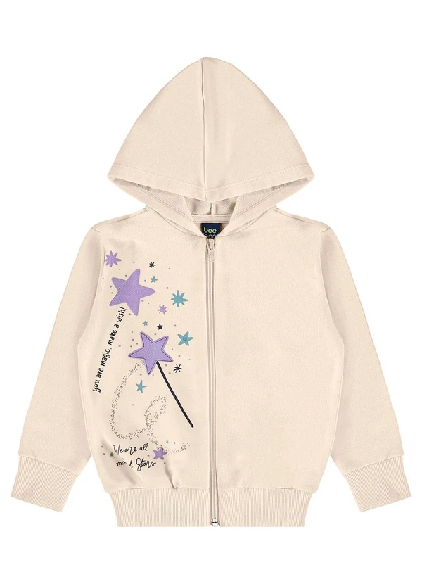 Bee Loop - Conjunto Jaqueta e Calça Menina Bege 3