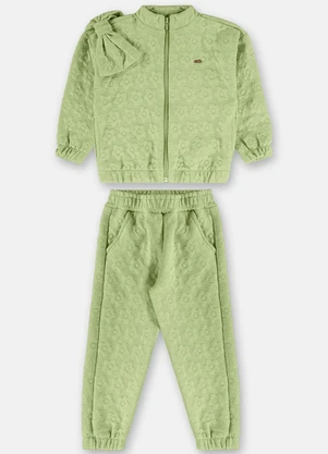 Up Baby - Conjunto Jaqueta e Calça Menina Verde - UP BABY