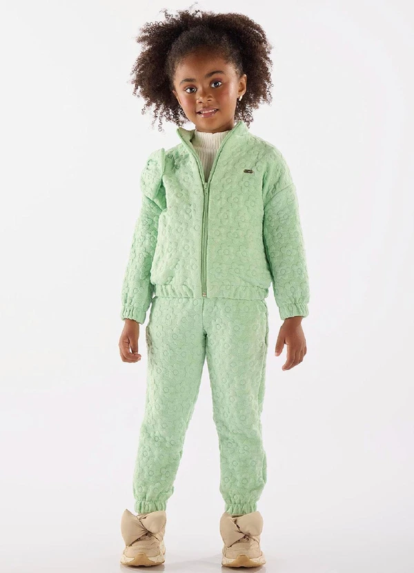 Up Baby - Conjunto Jaqueta e Calça Menina Verde