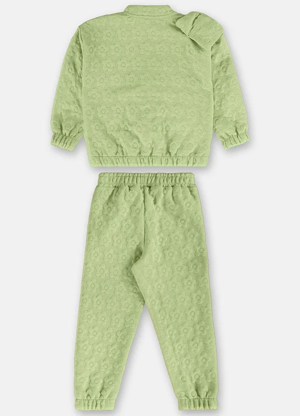 Up Baby - Conjunto Jaqueta e Calça Menina Verde 3