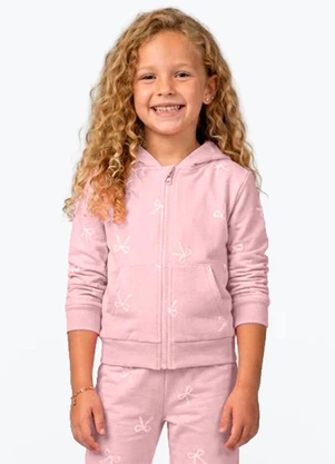 Rovi Kids - Conjunto Jaqueta e Calça Molecotton Rosa - ROVI KIDS