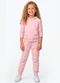 Rovi Kids - Conjunto Jaqueta e Calça Molecotton Vermelho - variação: Rosa