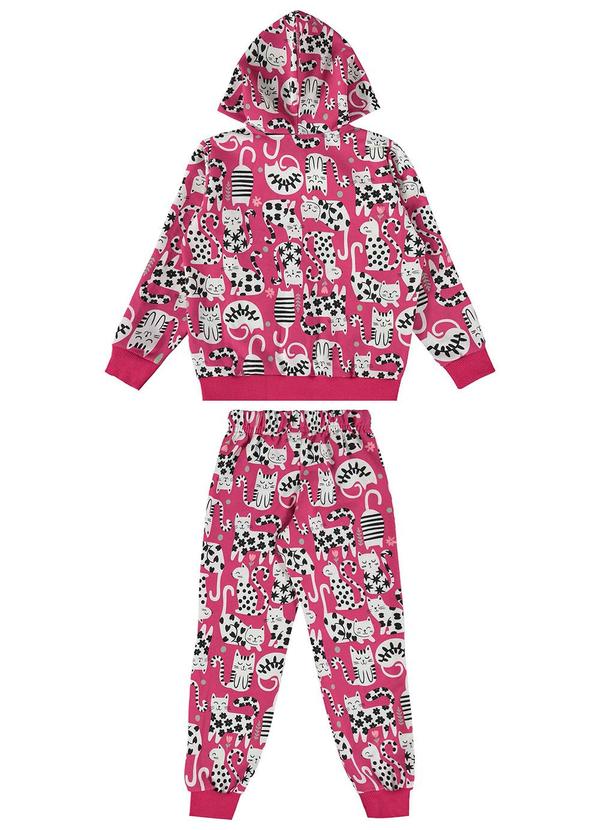 Bee Loop - Conjunto Jaqueta e Calça Moletom Rosa 2