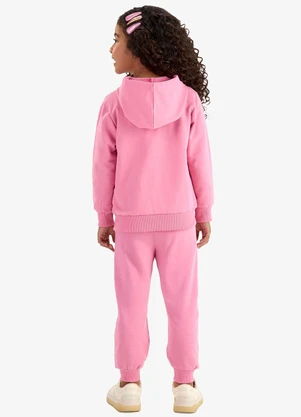 Rovi Kids - Conjunto Jaqueta e Calça Moletom Rosa - ROVI KIDS