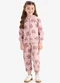 Rovi Kids - Conjunto Jaqueta e Calça Moletom Sarjado Rosa - variação: Rosa