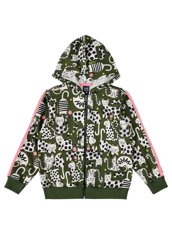 Bee Loop - Conjunto Jaqueta e Calça Moletom Verde 3