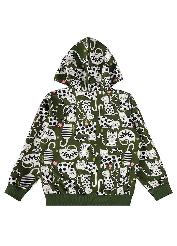 Bee Loop - Conjunto Jaqueta e Calça Moletom Verde 4