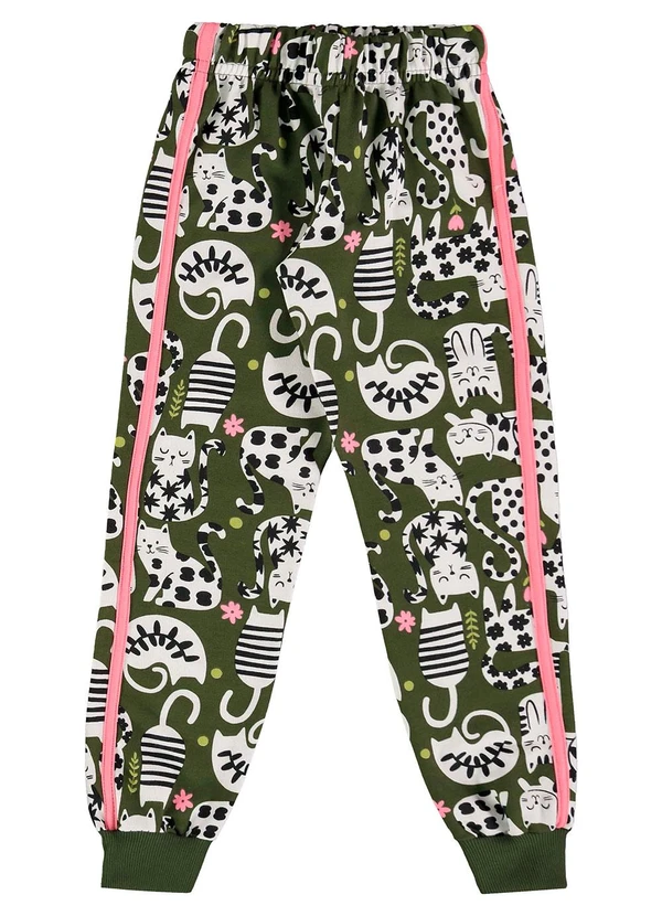 Bee Loop - Conjunto Jaqueta e Calça Moletom Verde 5