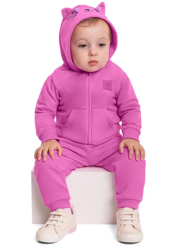 Quimby - Conjunto Jaqueta e Calça para Bebê Roxo