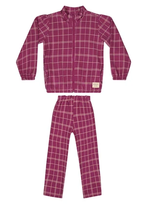 Quimby - Conjunto Jaqueta e Calça Rosa - QUIMBY