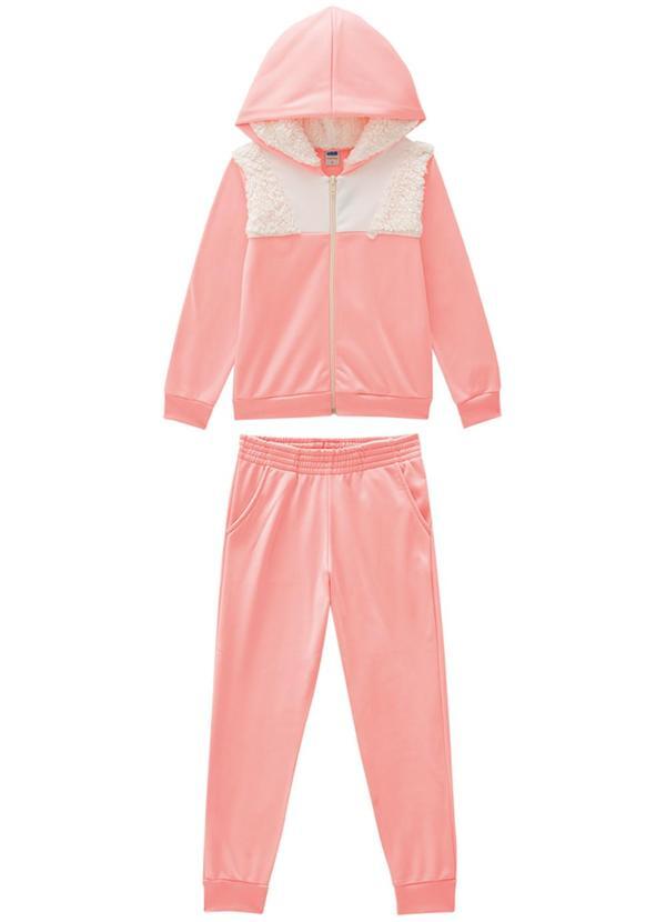 Marlan - Conjunto Jaqueta e Calça Sport Comfort Rosa