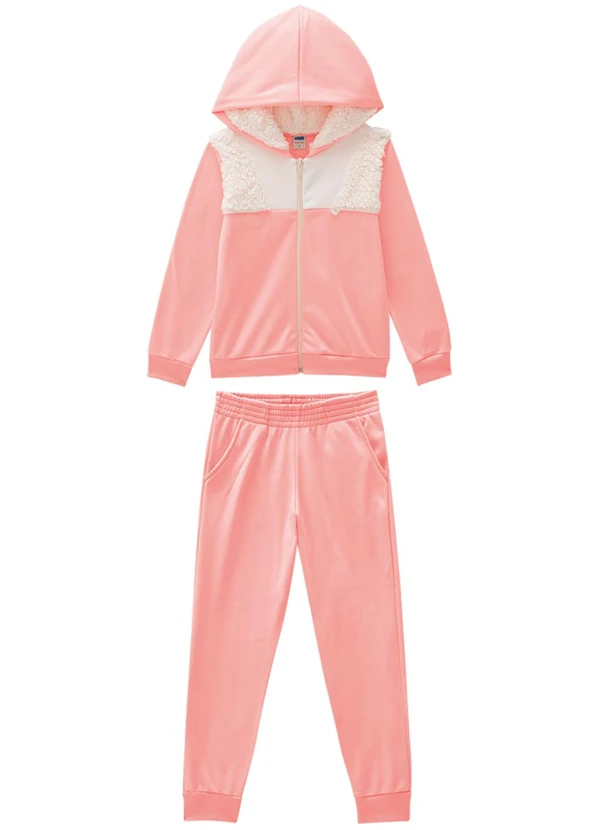Marlan - Conjunto Jaqueta e Calça Sport Comfort Rosa