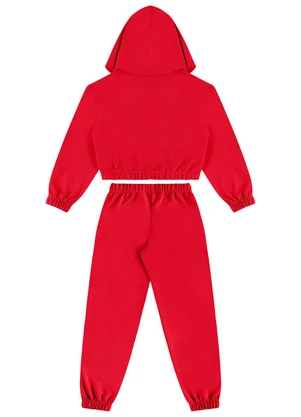 Guloseima - Conjunto Jaqueta e Calça Vermelho - GULOSEIMA