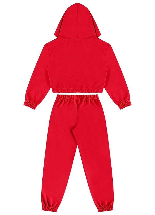 Guloseima - Conjunto Jaqueta e Calça Vermelho 2