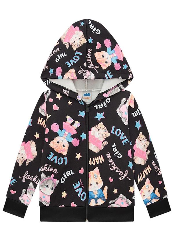 Marlan - Conjunto Jaqueta e Legging College Cats Preto 3