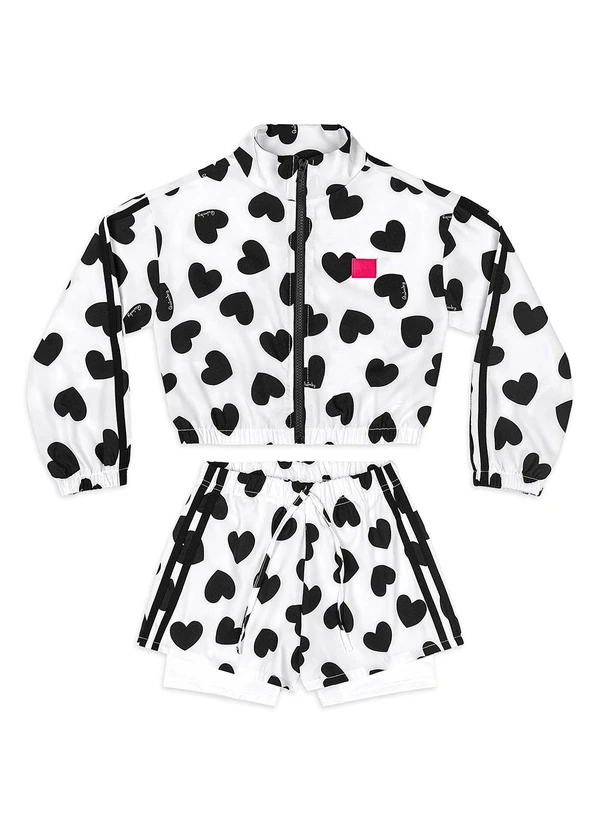 Quimby - Conjunto Jaqueta e Short Branco