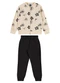 Bee Loop - Conjunto Jaqueta Floral e Calça Bege - variação:  