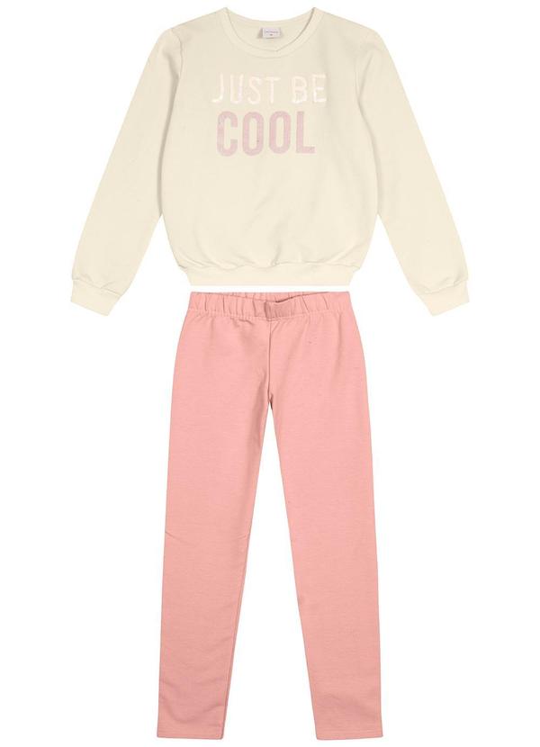 Carinhoso - Conjunto Just Be Cool Menina Bege
