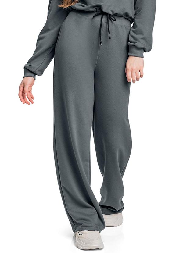 Gloss - Conjunto Juvenil com Blusão e Calça Cinza 3