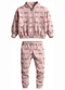 Carinhoso - Conjunto Lacinhos em Soft Marrom - variação: Rosa