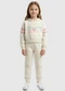 Malwee Kids - Conjunto Little Hearts em Botonê Rosa - variação: Bege