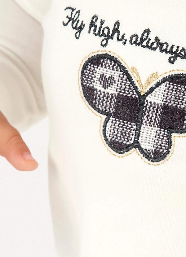 Colorittá - Conjunto Longo Bebê Menina Borboleta Bege 3