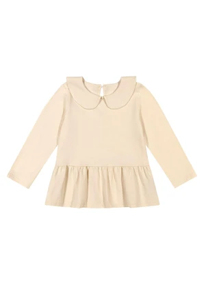 Colorittá - Conjunto Longo Bebê Menina com Colete Bege - COLORITTÁ