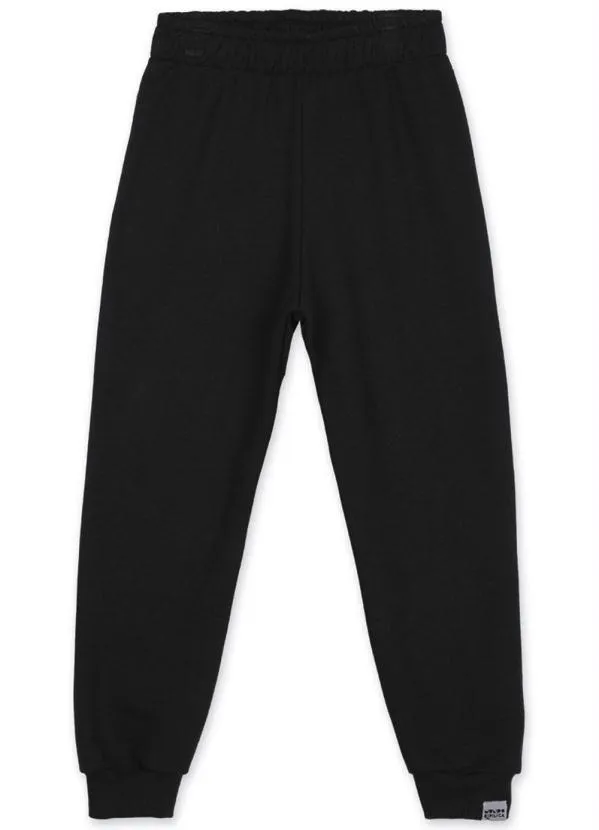 Lilica Ripilica - Conjunto Longo com Capuz Moletom Unissex Preto 4