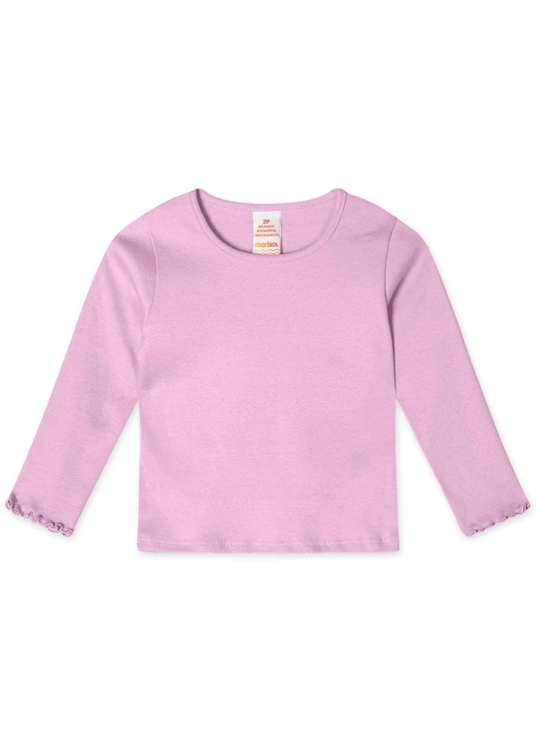 Marisol - Conjunto Longo com Salopete Infantil Lilas 3