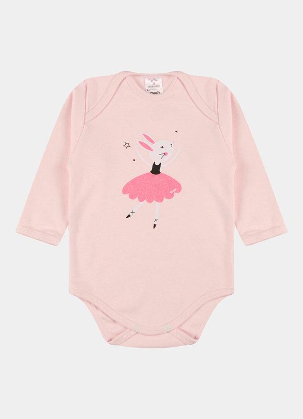 Stolf Baby Kids - Conjunto Longo Estampado Coelha Bailar Rosa 2