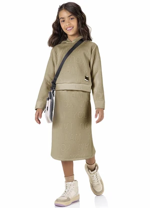 Conjunto Longo Infantil Feminino Marisol (Marrom) - MARISOL