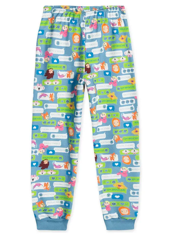 Lilica Ripilica - Conjunto Longo Infantil Menina Mundo Ripilica A 3