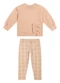 Colorittá - Conjunto Longo Infantil Menina Laços Preto - variação: Bege