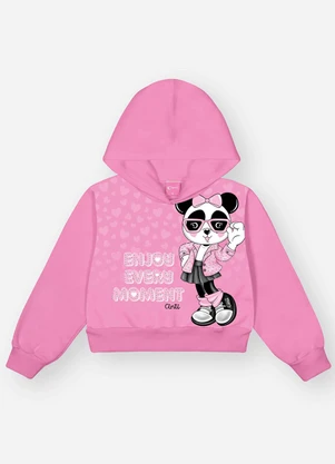 Abrange - Conjunto Longo Infantil Menina Panda Moment Rosa - ABRANGE