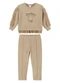 Marisol - Conjunto Longo Moletom Infantil Bege - variação: Bege