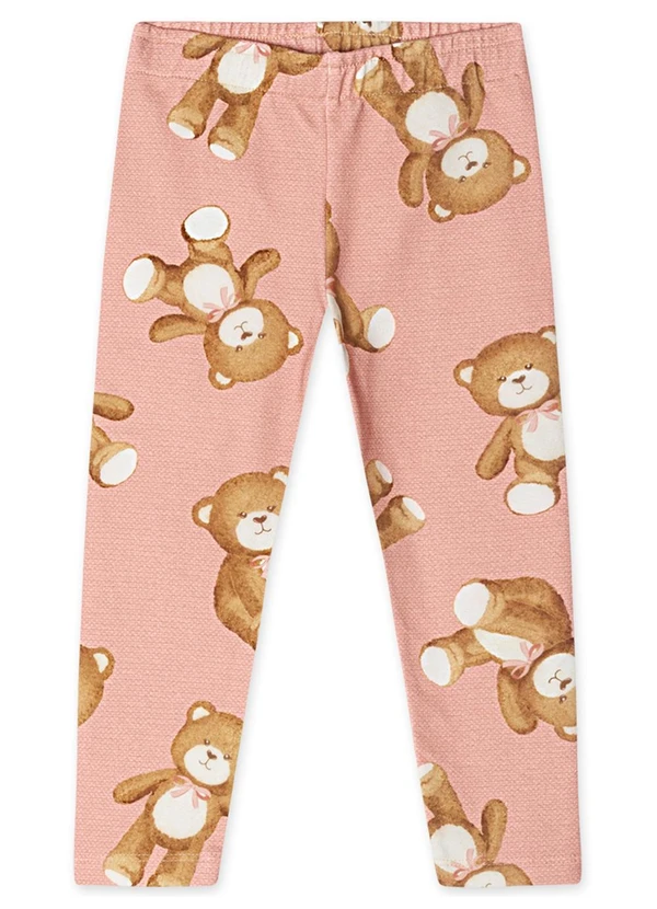 Marisol - Conjunto Longo Moletom Infantil Feminino Marrom 3