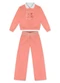 Marisol - Conjunto Longo Moletom Infantil Rosa - variação: Laranja